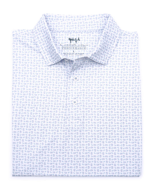 Pink Paisley Polo